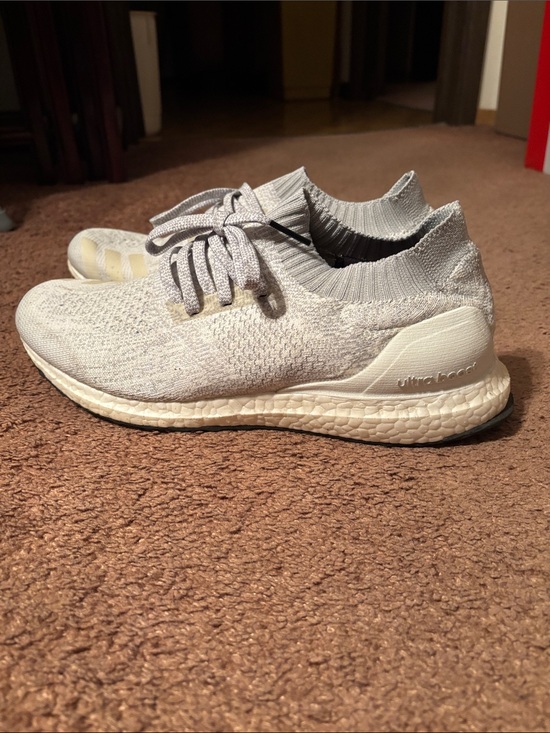adidas Other - adidas Ultraboost Knit Slip-On Sneakers - Light Grey and Off-White
